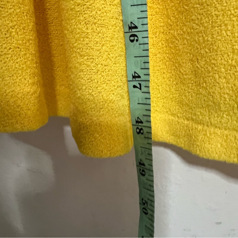 Vintage Rutledge Yellow Button Front Maxi Towel Dress Skirt Coverup - Picture 11 of 11